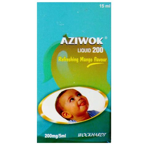 Aziwok 200 mg Suspension 15 ml Price, Uses, Side Effects, Composition ...