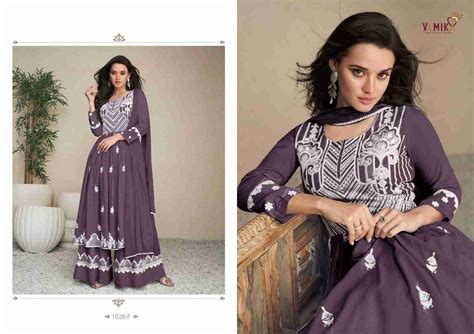 LAKHNAVI VOL-5 DARK LIST BY VAMIKA 1028-F TO 1028-J SERIES BEAUTIFUL ...