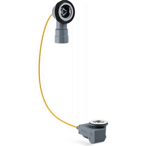 KOHLER K-37386-NA PureFlo Rough-In Cable Bath Drain, PVC, 30-Inch Cable ...