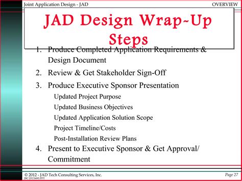 JAD - Joint Application Development | PPT