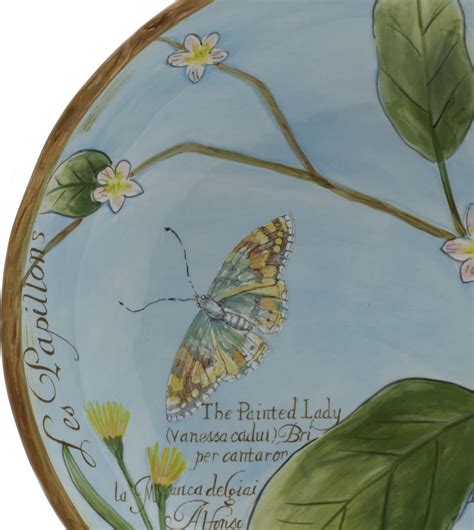Buy Fitz and Floyd Toulouse Large Serving Bowl, 13.5 Inch, Blue Online ...