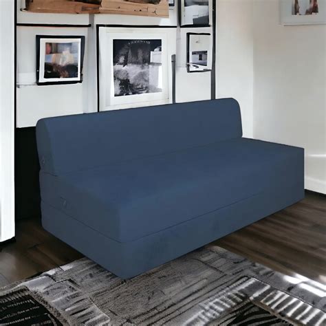 Grady Blue Foldable Sofa Bed Mattress – Vibrant Interior and Furniture
