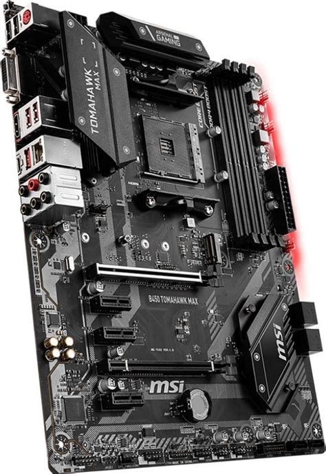 MSI B450 TOMAHAWK MAX AM4Socket ATX AMD B450 Chipset DDR4 Motherboard ...