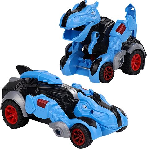 Buy 2 in 1 Transforming Dinosaur Toys, Car Dinosaur Transform Car Toy ...