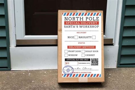 Free Printable North Pole Shipping Labels - Saving Dollars and Sense