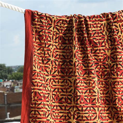 Traditional Pipad Block Printed Pure Handloom Cotton Towel