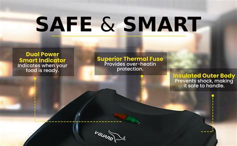 Buy V-Guard VST80 2 Slice Sandwich Maker | Fixed Non-Stick Triangular ...