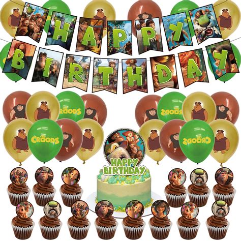 The Cro Ods Birthday Party Supplies The Cro Ods Party | Desertcart INDIA