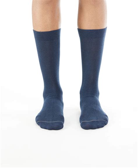 Buy Modal Cotton Crew Length Socks with StayFresh Treatment - Navy 7390 ...