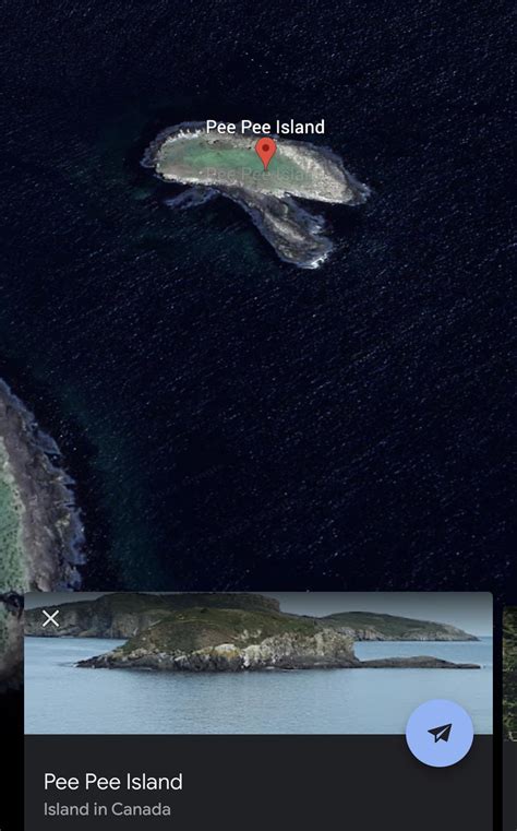 Island in Canada called Pee Pee Island : r/DrewDurnil