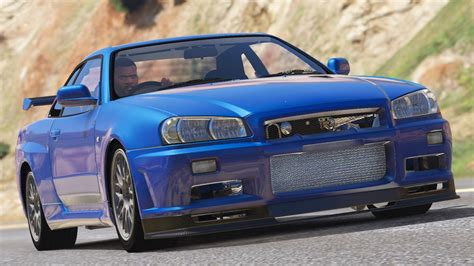 Nissan Skyline R34 GT-R (NoHz) Handling Improvement - GTA5-Mods.com