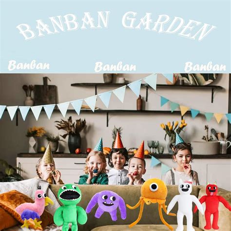 Buy GlobalTronics 6Pcs Garten of Banban Plush, Horror Game Monster ...