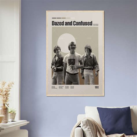 Dazed And Confused Movie Poster, Vintage Movie Poster, Film Poster ...