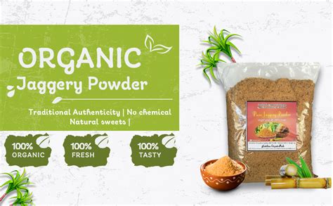 Organic Pure Jaggery Powder 1kg - by Amirtham Organic Foods : Amazon.in ...