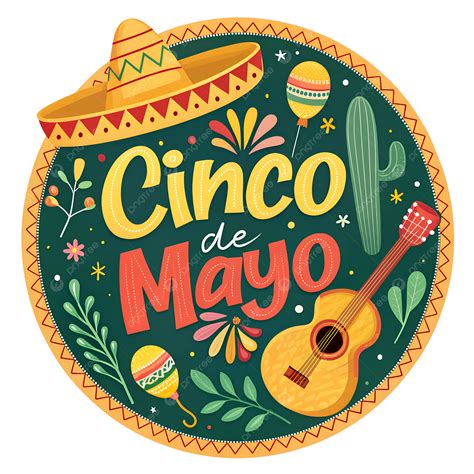 Cinco De Mayo Celebration A Festive Design With Traditional Mexican ...
