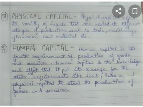 Explain the four requirement of production of goods and services. What ...