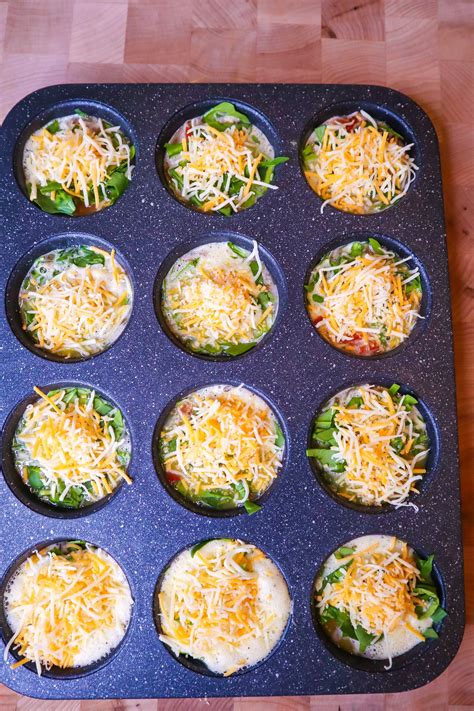 Meal Prep Easy Veggie Egg Bites — Jazz Leaf