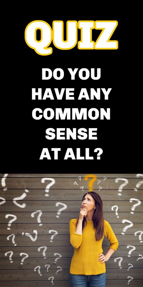 Image result for Common-Sense Test