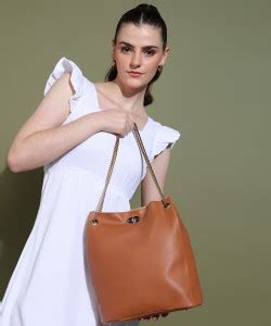 Buy Lookout Fashion Women Brown Shoulder Bag Camel Online @ Best Price ...