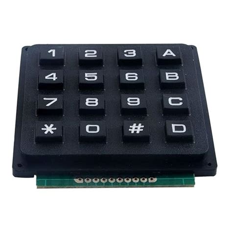 WHIZZO 4 X 4 Matrix Array 16 Keys Switch Keypad Keyboard Module for ...