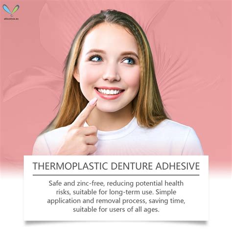 Zinc-Free Thermoplastic Denture Adhesive Denture Fixation Adhesive ...