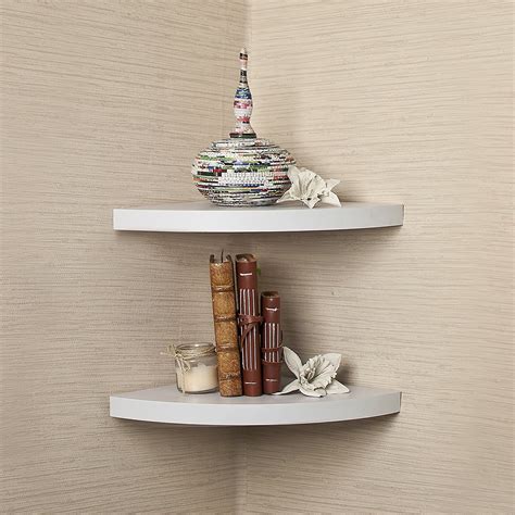 DRIFTINGWOOD Wooden Floating Corner Wall Shelf | Corner Shelves for ...