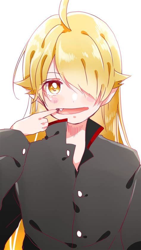 Oshino Shinobu - Bakemonogatari - Mobile Wallpaper by monogatari saki ...