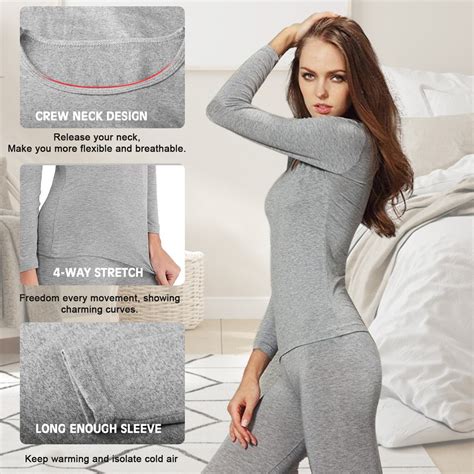 Thermal long johns women's online