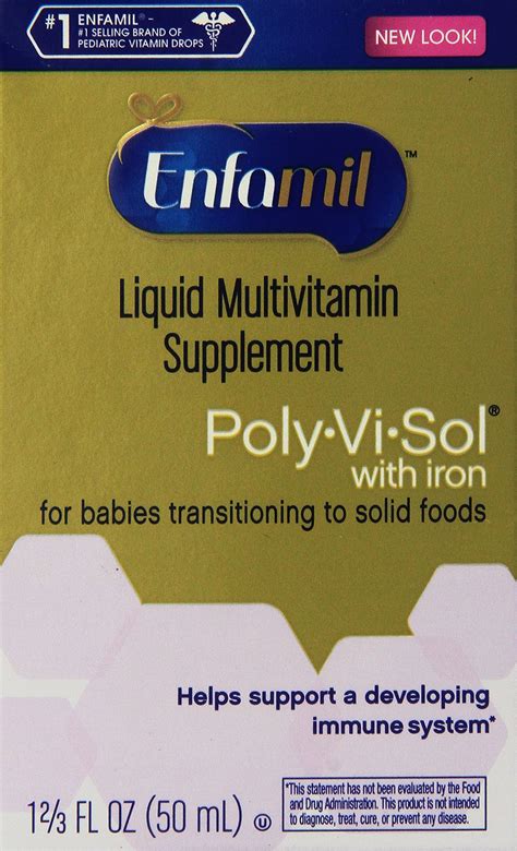 Buy Enfamil Poly-Vi-Sol Multi Supplement Drops with Iron for Infants ...