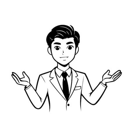 Business Black and White Illustration 的图像结果