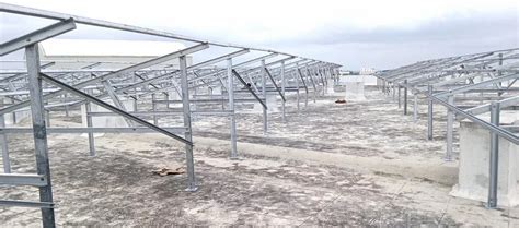 Solar Panel Stand - 3 Feet Galvanized Iron Solar Panel Stand Service ...