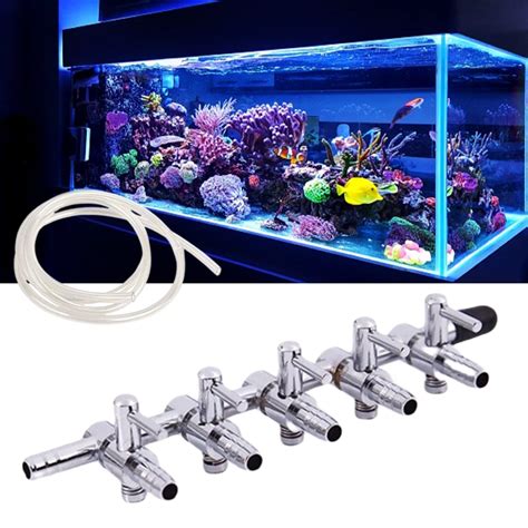 Despacito Aquarium 5 Way Air Flow Control Valve, Hose Splitter Water ...
