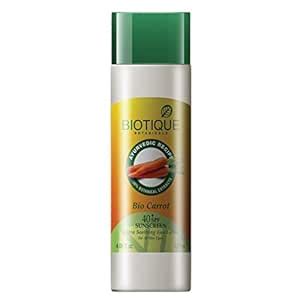 Biotique Sunscreen - Bio Carrot Lotion SPF50, 50ml Pack : Amazon.in: Beauty