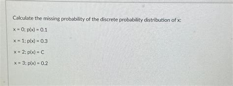 Image result for Finding Probability Missing Number