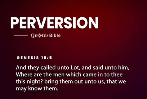 Perversion Verses From The Bible — Reclaiming Strength: A Reflection On ...
