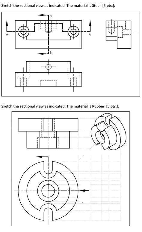 Image result for Sectional View Problem