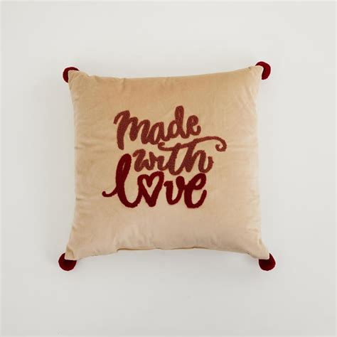 Buy Lark Get The Look Appliqued Velvet Filled Cushion - 40 x 40 cm from ...