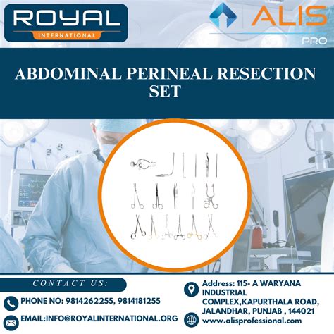 Abdominal Perineal Resection Set at Best Price in Jalandhar | Royal International