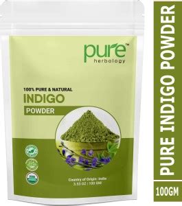 Pure Herbology Pure & Natural Indian Indigo Powder for Hair Care & Hair ...