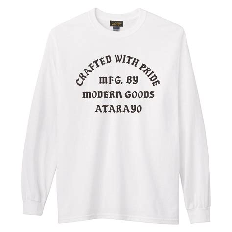 C.W.P ロングスリーブTシャツ（ホワイト） | Addiction Store