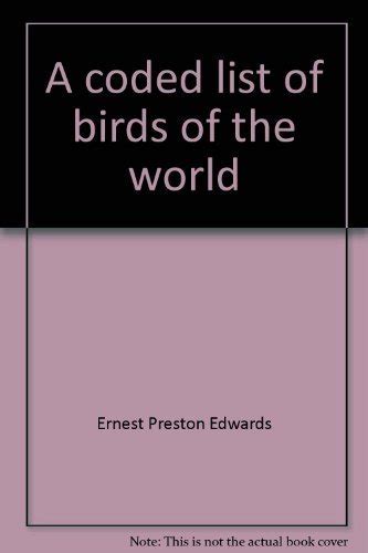Buy A coded list of birds of the world Online at desertcartINDIA