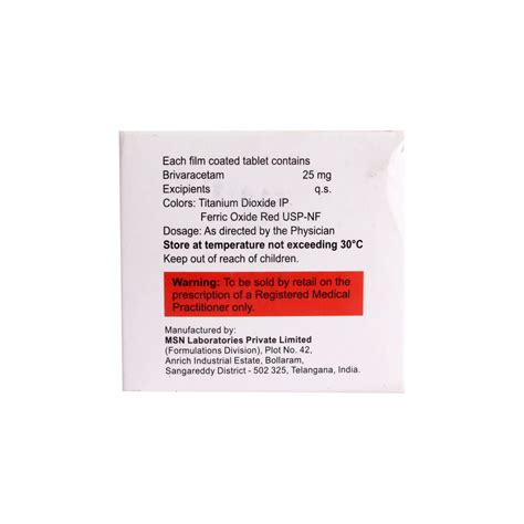 Bricet 25 Tablet 10's Price, Uses, Side Effects, Composition - Apollo ...