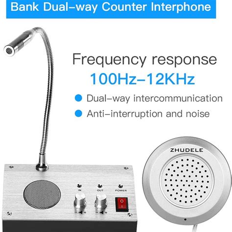 Buy CJC Intercom Dual-Way System, Intercommunication Microphone, Bank ...