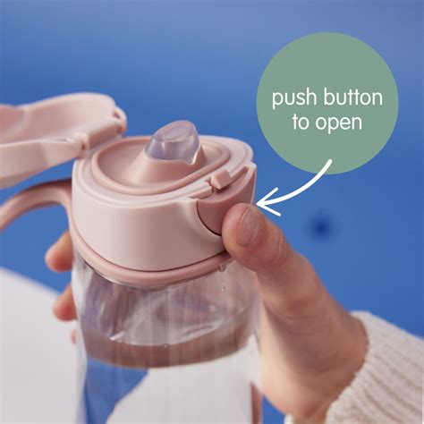 b.box Flip Top Lid Spout Drink Bottle for kids - Leak Proof & Easy to ...