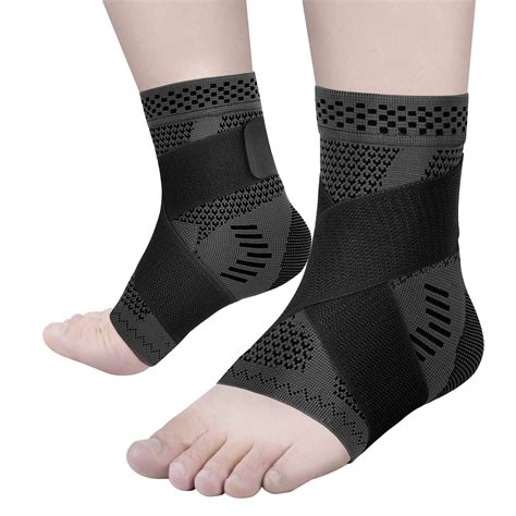 JIUFENTIAN Ankle Brace for Women and Men Adjustable Compression Ankle ...