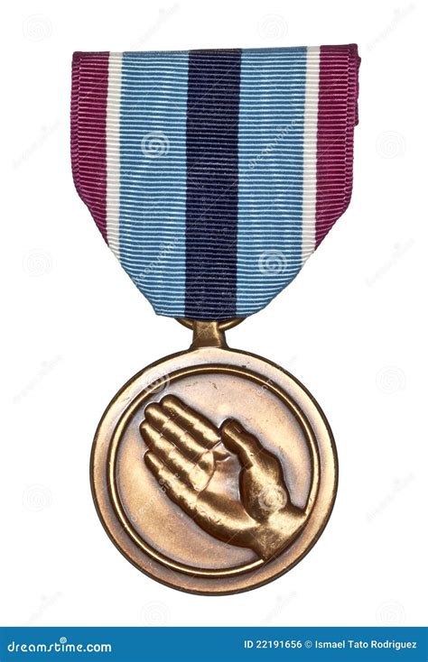 Humanitarian Service Medal stock photo. Image of care - 22191656