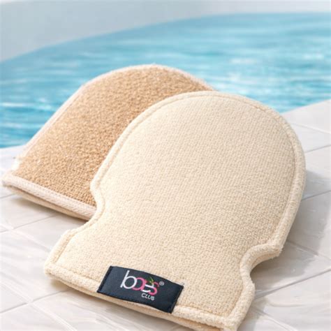 Brown Flax 100% Natural Exfloating Loofah Glove – Baes Club