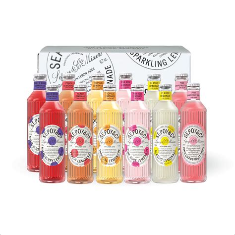 Sepoy & Co. Sparkling Lemonades Tasting Pack (Pack of 12)