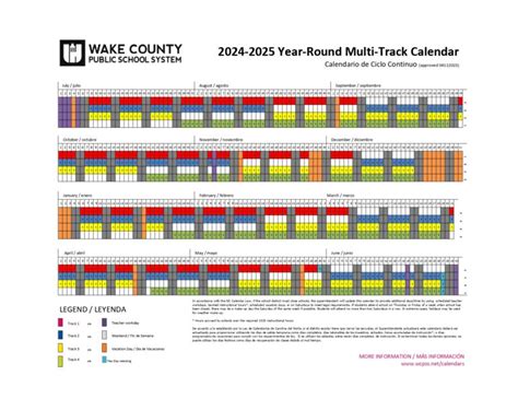 Wake County Schools Calendar 2025-2026 [Public Schools]