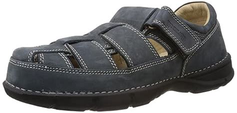 Woodland Men's Navy Leather Sandals and Floaters - 6 UK/India (40 EU ...